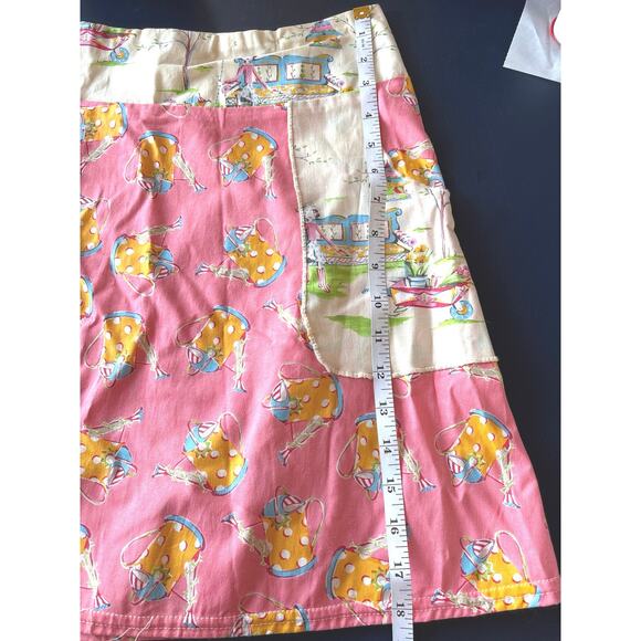 Vintage Retro Whimsical Gardening Baking Apron Tradwife Cottagecore Homemaker - Picture 10 of 11